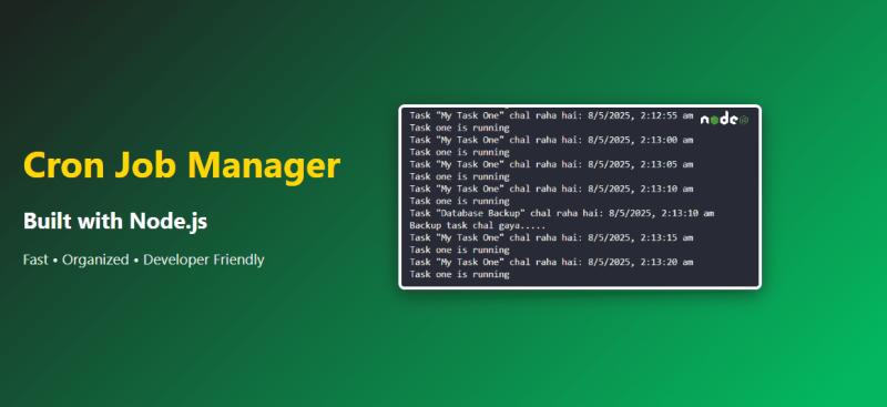 Build Your Own Cron Job Manager in Node.js | Beginner-Friendly Guide
