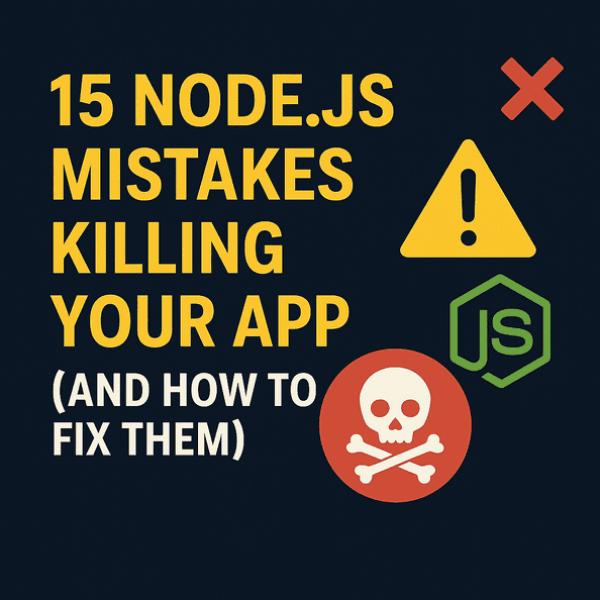 15 Common Node.js Mistakes That Are Slowing Down Your App